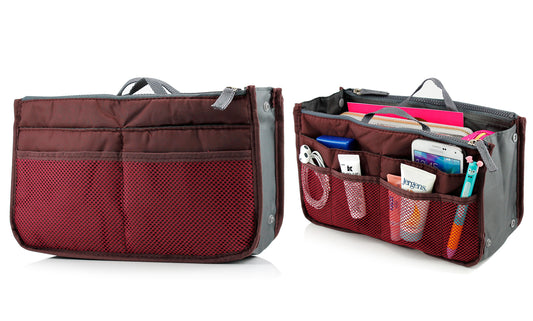 Travel Tote Handbag/Purse Insert Cosmetic Organizer