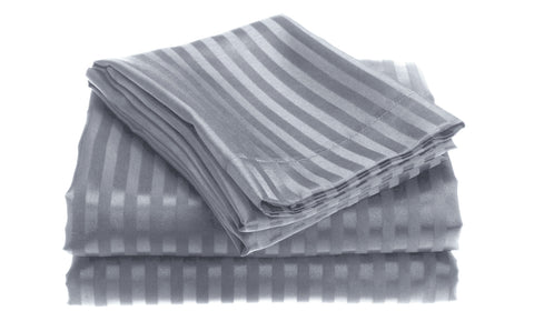 Embossed Stripe Sheet Set (4-Piece)