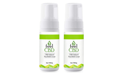 CBD Pain Relief Cream 100mg from feelCBD