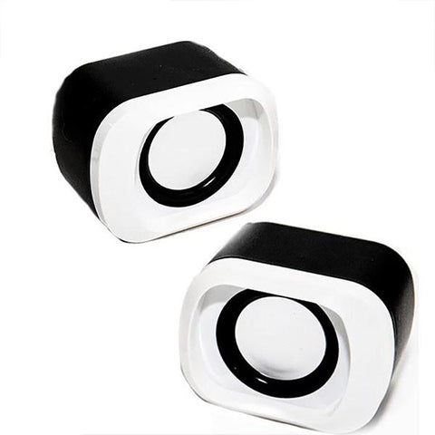 Amplified Stereo USB Dual Speakers With Volume Control
