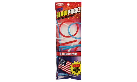 Patriot Pride USA Ultimate Glow Sticks Pack (94-Piece)