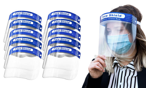 Reusable Waterproof Transparent Face Shield